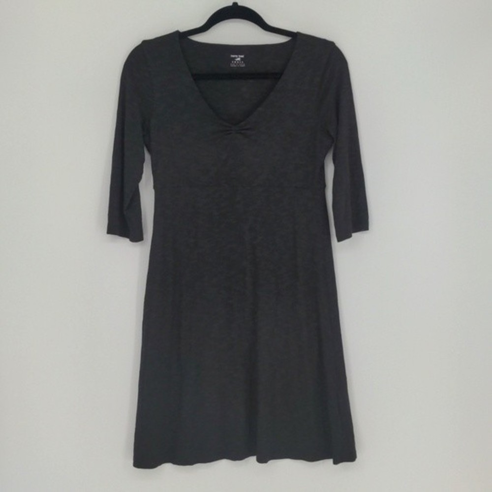 Horny Toad Women's Rosalinda Dress Size Small Organic Knee Length 1/2 Sleeve‎